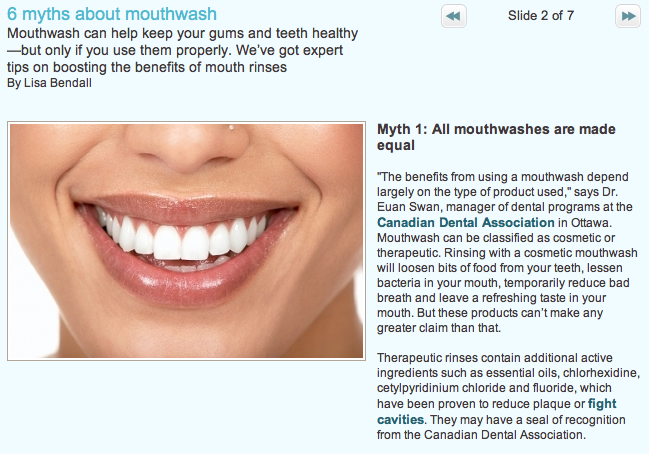 Myths About Mouthwash